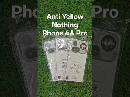 Nothing Phone 4A Pro 5G Anti Yellow Premium Quality Magsafe Crystal Clear Hard Plastic Back Cover Case