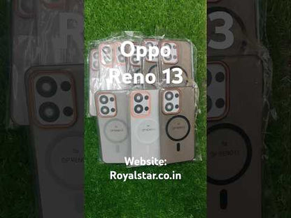 Oppo Reno 13 / Reno13 5g Royal Star Premium Quality Magsafe Matte Hard Plastic Back Cover Case