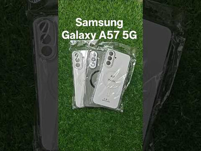 Samsung Galaxy A57 5G Anti Yellow Premium Quality Magsafe Crystal Clear Hard Plastic Back Cover Case