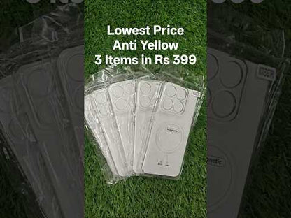 Motorola Moto Edge 70 Pro 5G Anti Yellow Premium Magsafe Crystal Clear Hard Plastic Back Cover Case