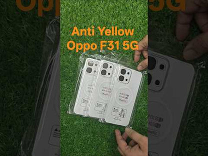 Oppo F31 5G Anti Yellow Premium Quality Magsafe Crystal Clear Hard Plastic Back Cover Case