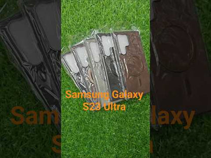 Samsung Galaxy S23 Ultra 5G Magsafe Premium Quality Leather ( Side Soft, Back Hard ) Back Cover Case