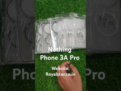 Nothing Phone 3A Pro Anti Yellow Premium Quality Magsafe Crystal Clear Hard Plastic Back Cover Case