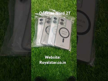 OnePlus Nord 2T 5G Premium Quality Magsafe Matte Hard Plastic Back Cover Case