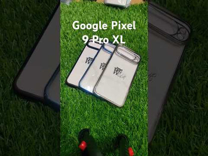 Google Pixel 9 Pro XL Premium Quality Hard Plastic Transparent Side Chrome Back Cover Case