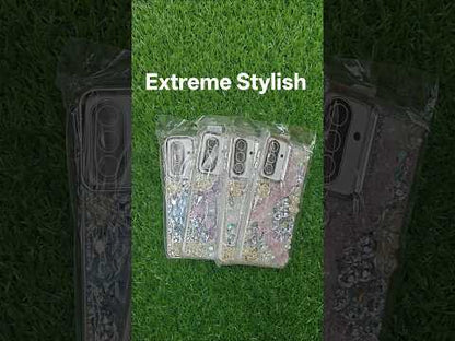 Samsung Galaxy A27 5G / M47 5G Girlish 3D Stone & Flower Back Cover Case