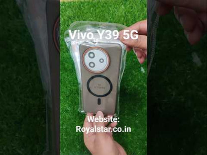 Vivo Y39 5G Royal Star Premium Quality Magsafe Matte Hard Plastic Back Cover Case