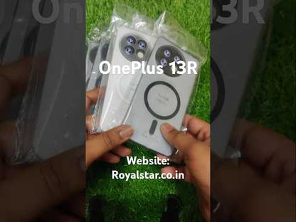OnePlus 13R 5G Premium Quality Magsafe Matte Hard Plastic Back Cover Case