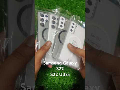 Samsung Galaxy S22 Ultra Premium Quality Magsafe Matte Hard Plastic Back Cover Case