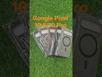 Google Pixel 10 / Pixel 10 Pro (5G) Magsafe Premium Quality Leather ( Side Soft, Back Hard ) Back Cover Case