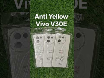 Anti Yellow Back Cover for Vivo V30E 5G | Clear Case No Yellowing | Magsafe
