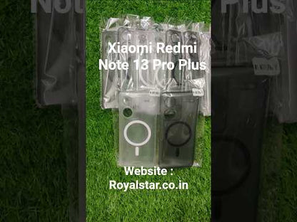 Xiaomi Redmi Note 13 Pro Plus Premium Quality Magsafe Matte Hard Plastic Back Cover Case