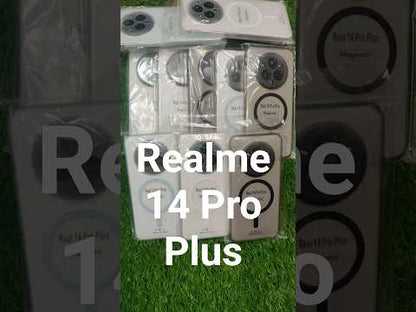 Realme 14 Pro Plus / Realme P3 Pro 5G Premium Quality Magsafe Matte Hard Plastic Back Cover Case
