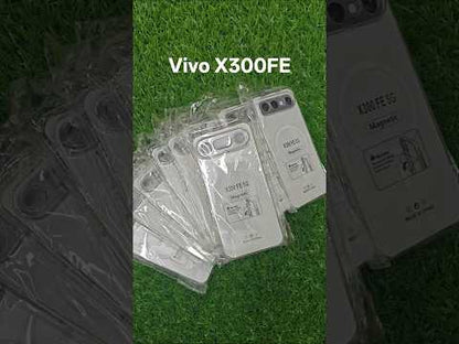 Vivo X300FE / X300 FE 5G Anti Yellow Premium Quality Magsafe Crystal Clear Hard Plastic Back Cover Case