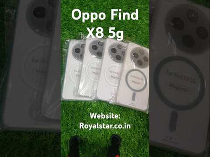 Oppo Find X8 5G Premium Quality Magsafe Matte Hard Plastic Back Cover Case