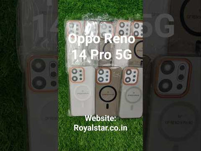 Oppo Reno 14 Pro / Reno14 Pro 5G Royal Star Premium Quality Magsafe Matte Hard Plastic Back Cover Case