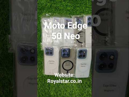 Motorola Moto Edge 50 Neo Premium Quality Magsafe Matte Hard Plastic Back Cover Case