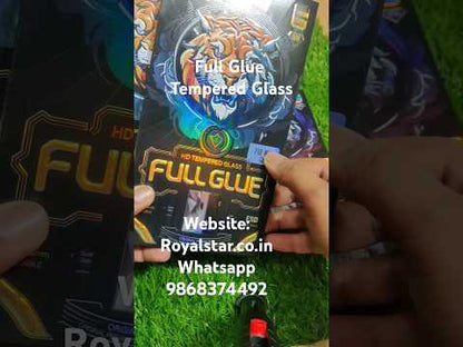 Full Glue Curved Tempered Glass Screen Protector Guard for Motorola G85