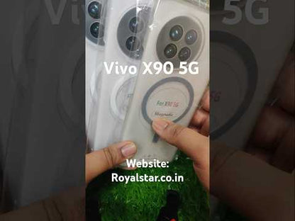 Vivo X90 5G Premium Quality Magsafe Matte Hard Plastic Back Cover Case