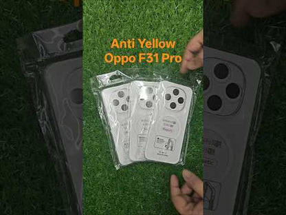 Oppo F31 Pro 5G Anti Yellow Premium Quality Magsafe Crystal Clear Hard Plastic Back Cover Case