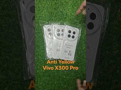 Vivo X300 Pro 5G Anti Yellow Premium Quality Magsafe Crystal Clear Hard Plastic Back Cover Case