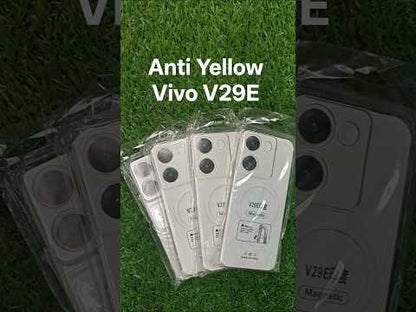 Anti Yellow Back Cover for Vivo V29E 5G | Clear Case No Yellowing | Magsafe