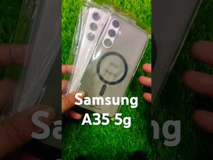 Samsung Galaxy A35 5G Premium Quality Magsafe Matte Hard Plastic Back Cover Case