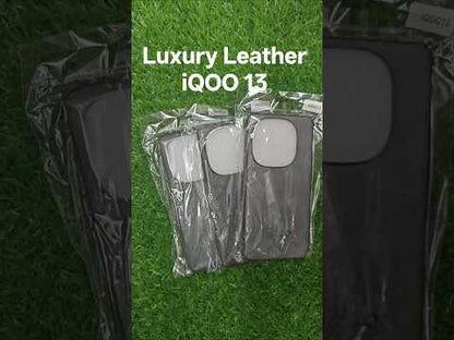 iQOO 13 / iQOO13 5G Luxury Leather ( Side Soft, Back Hard ) Premium Quality Back Cover Case
