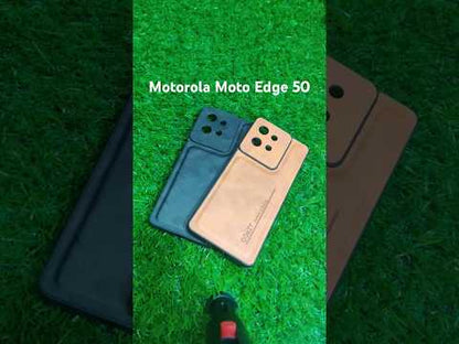 Motorola Moto Edge 50 5G Premium Quality Silicon Leather Back Cover Case