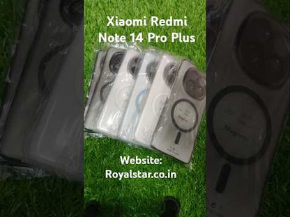 Xiaomi Redmi Note 14 Pro Plus Premium Quality Magsafe Matte Hard Plastic Back Cover Case
