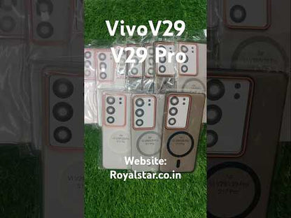 Vivo V29 & V29 Pro Royal Star Premium Quality Magsafe Matte Hard Plastic Back Cover Case