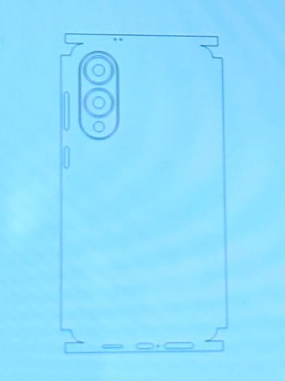 Samsung Galaxy S25 Edge / S25Edge 5G Matte & Glossy Finish Back Lamination Membrane Protector Protection Guard