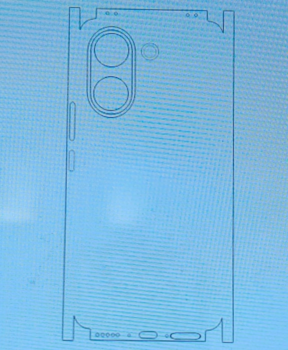 Vivo V60E 5G Matte & Glossy Finish Back Lamination Membrane Protector Protection Guard - Royal Star